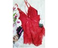 	red lace body underwear	