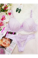 	lilac lace lingerie set	