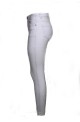 γυναικείο λευκό τζιν παντελόνι ψηλόμεσο