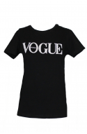 	t-shirt black vogue	