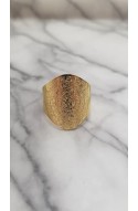 	Phaistos gold tray ring made of steel	