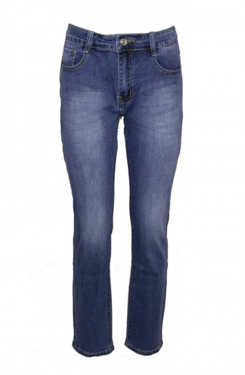 	Women's high-waisted elastic skinny jeans	