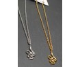 	female snake necklace stainless steel chain	