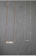 	mommy stainless steel necklace	