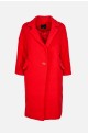 παλτό κόκκινο μάλλινο γυναικείο