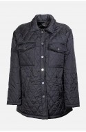 women's light quilted jacket black