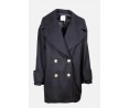 WOMEN'S COAT WITH LARGE COLLAR