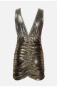 Γυναικείο metalize φόρεμα  μίνι
