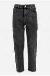 Γυναικείο jean loose fit γκρι
