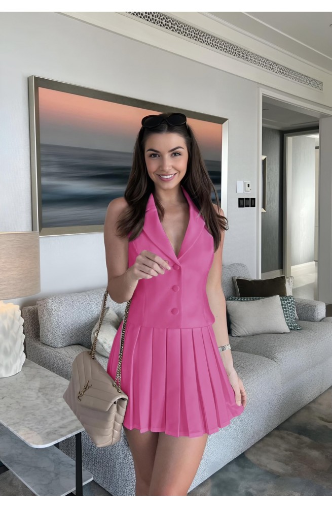 γυναικείο σετ γιλέκο φούστα