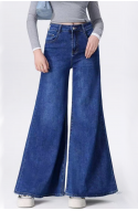 Γυναικείο wide leg jean παντελόνι