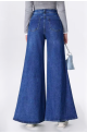 Γυναικείο wide leg jean παντελόνι