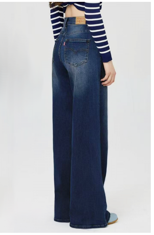 Γυναικείο jean extra wide leg μπλε