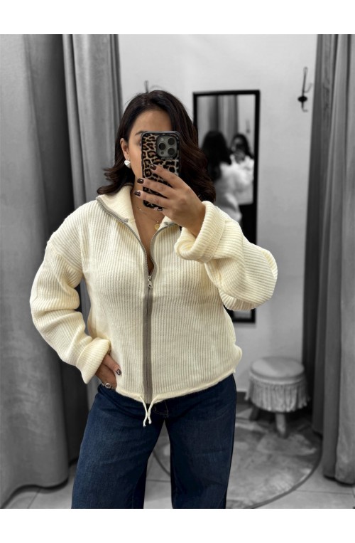 γυναικεία ζακέτα πουλόβερ πλεκτή