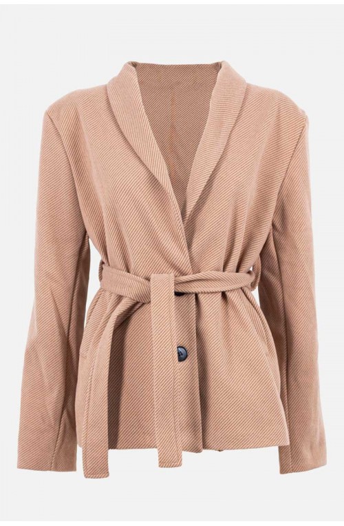 Γυναικείο Ημίπαλτο με ζώνη