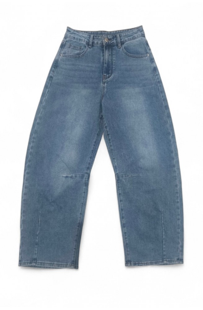 Γυναικείο τζιν παντελόνι φαρδιά γραμμή