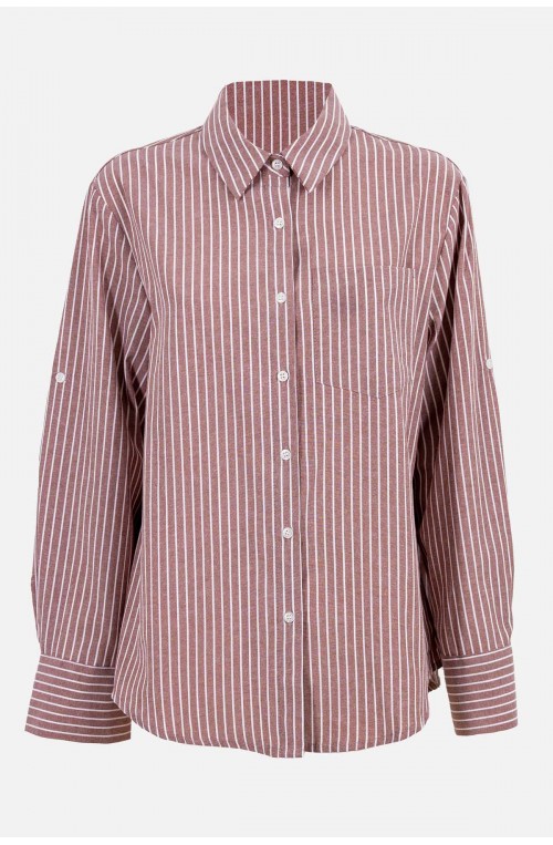 Γυναικείο ριγέ πουκάμισο