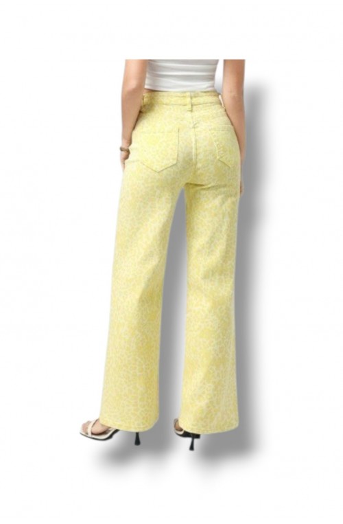 Γυναικείο τζιν παντελόνι leopar