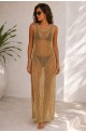 Γυναικείο φόρεμα beachwear χρυσό