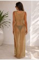 Γυναικείο φόρεμα beachwear χρυσό