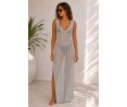 Γυναικείο φόρεμα beachwear ασημί